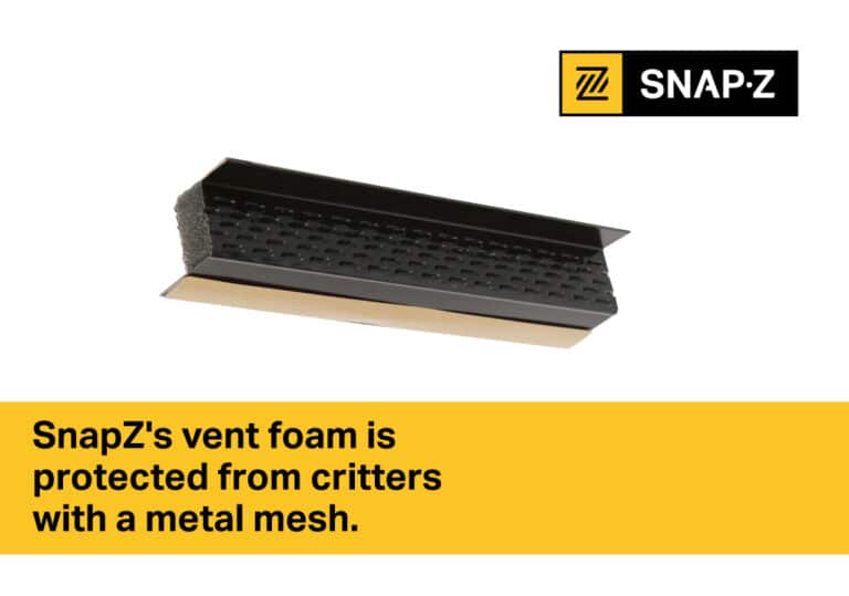 Critter Issues With Your Metal Ridge Vent? You Need SnapZ! SnapZ