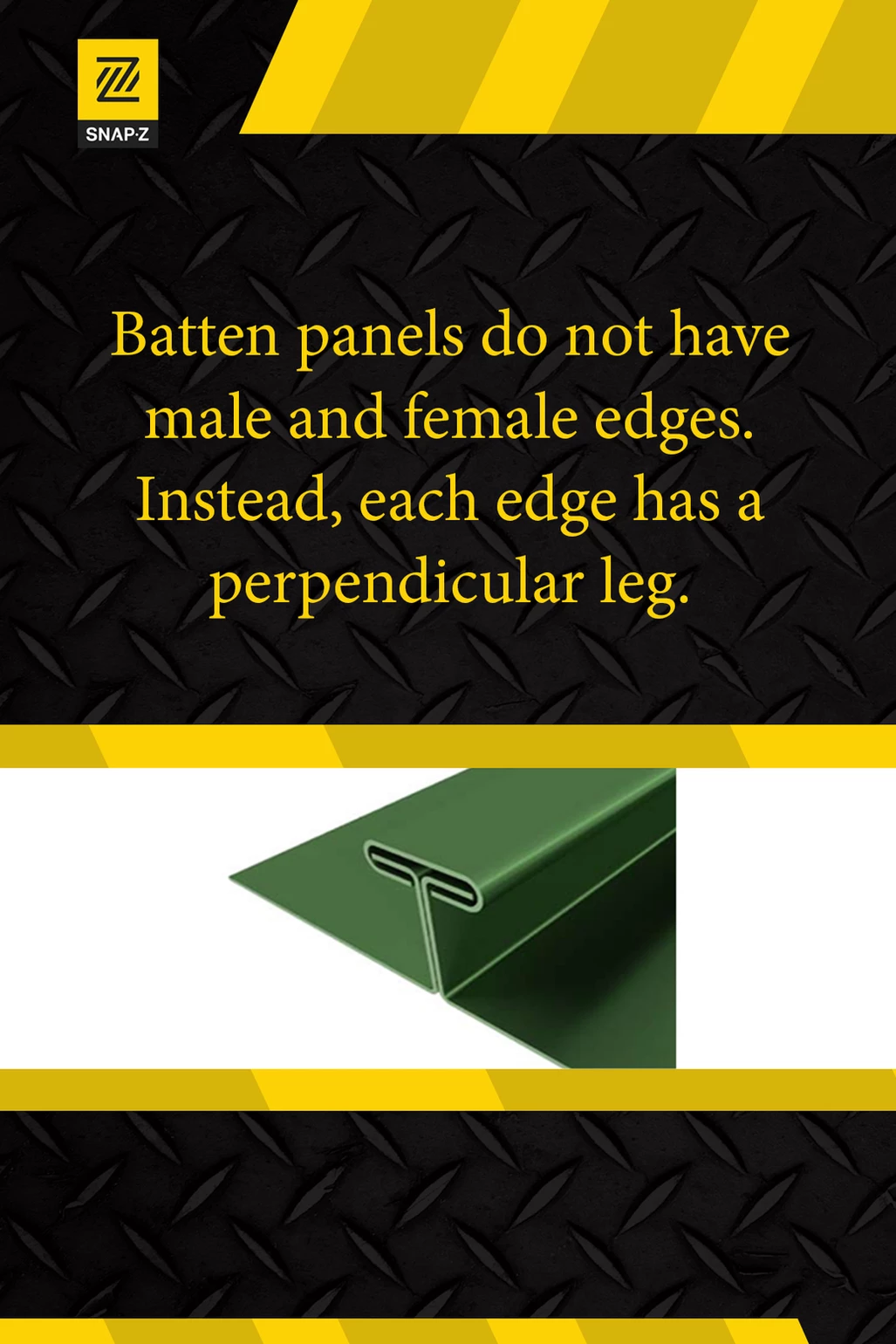 batten panel standing seam profile